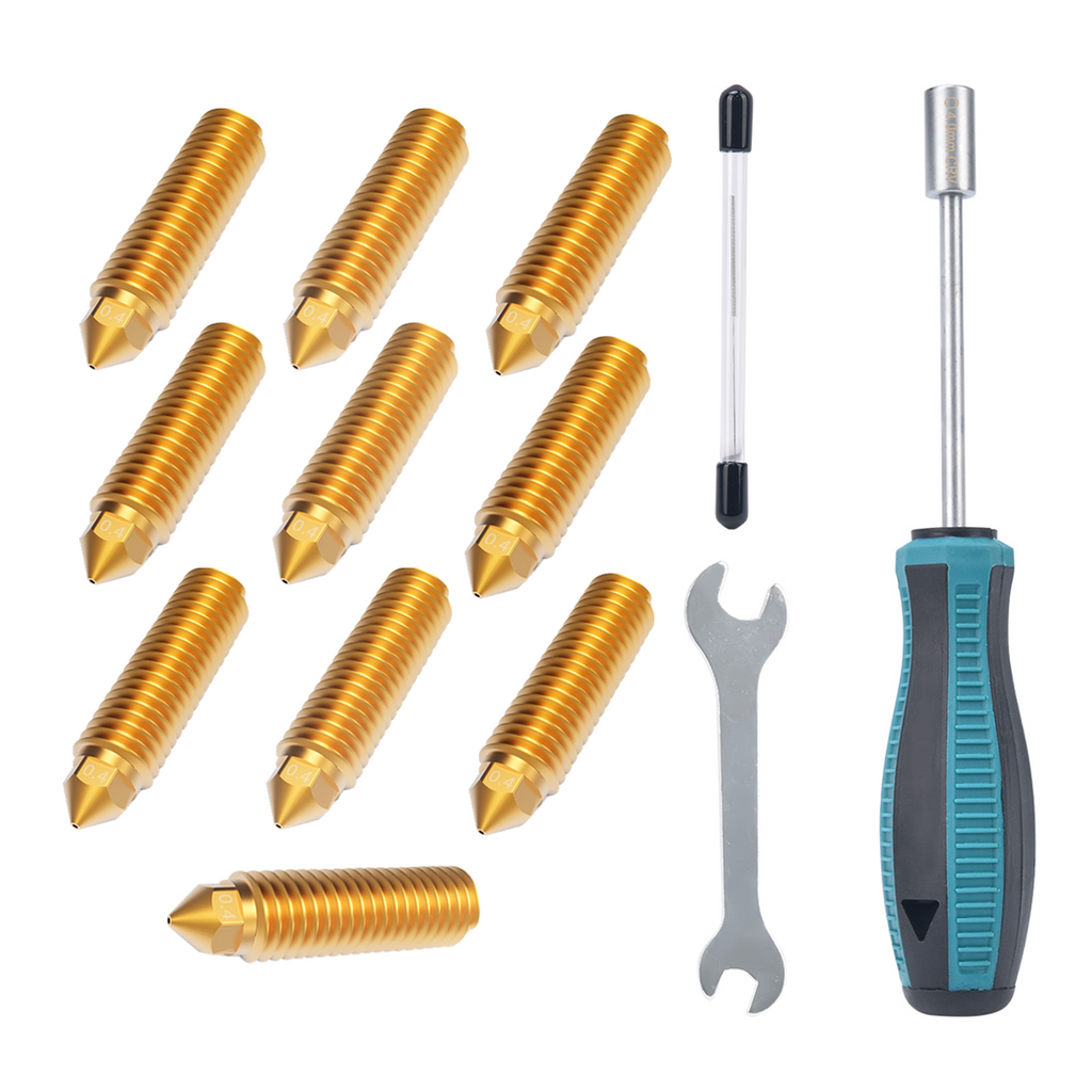 10-PCS Brass Nozzle Kit – X4/X3